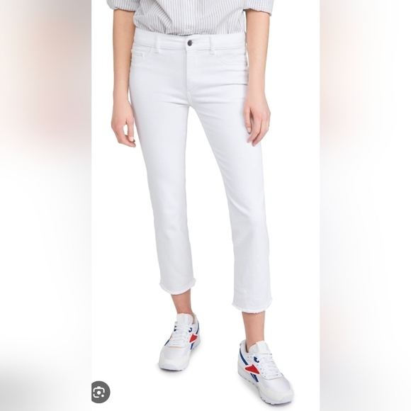 DL1961 Denim - DL1961 Mara Instasculpt Straight Leg Ankle Women's White Jeans Size 28/6